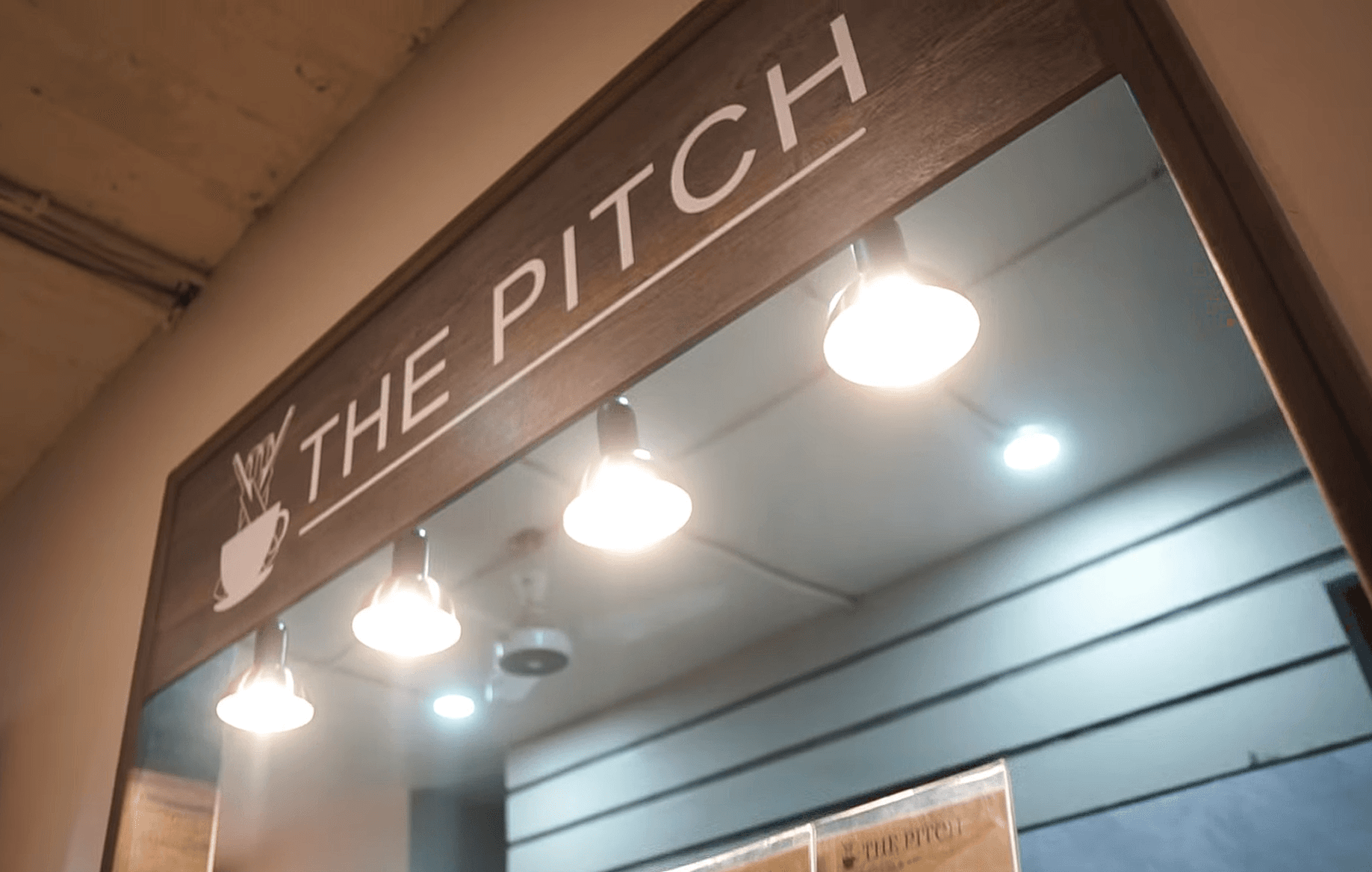 Retail interior with display joinery