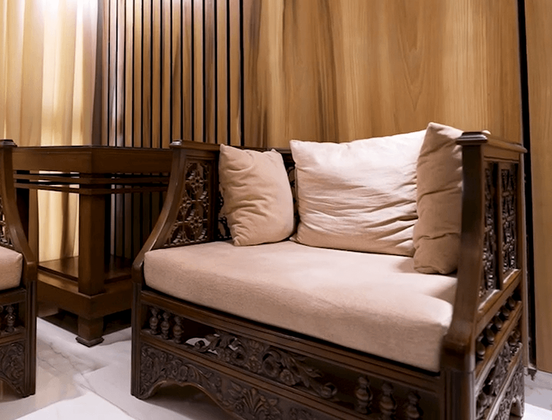Custom furniture detail view 1B